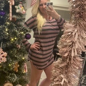 Victoria Secret long sleeve Night Shirt Sleeper Medium